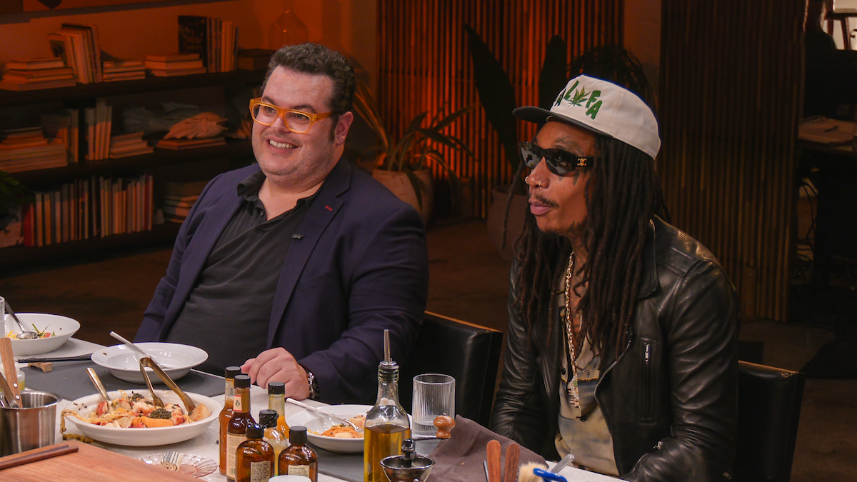 Josh Gad and Wiz Khalifa