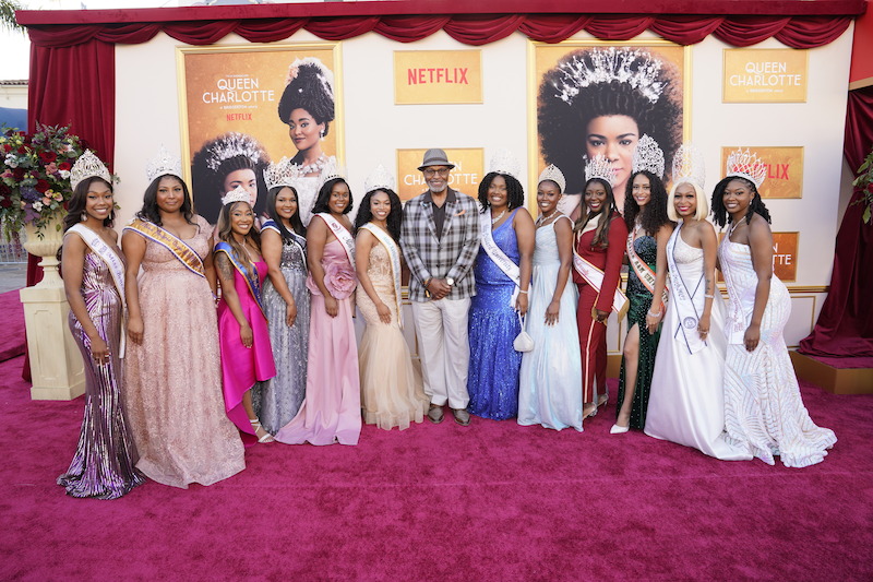 HBCU Queens on the Queen Charlotte red carpet