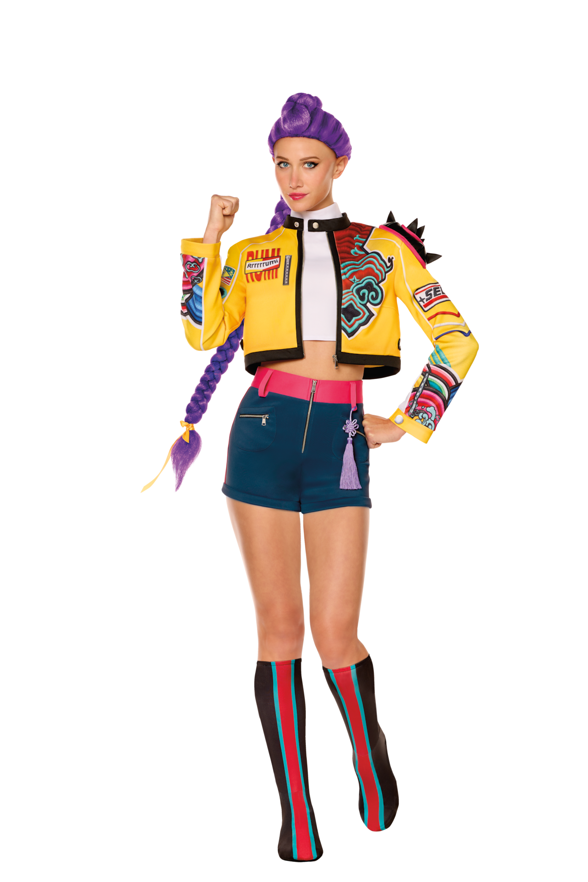 Halloween costume for Rumi from ‘KPop Demon Hunters.’