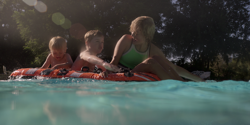 Swimming with Charles and Harry