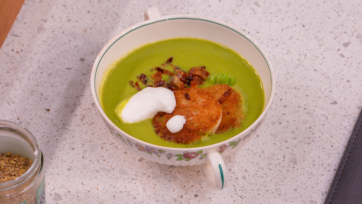 David Chang’s Pea and Mint Soup