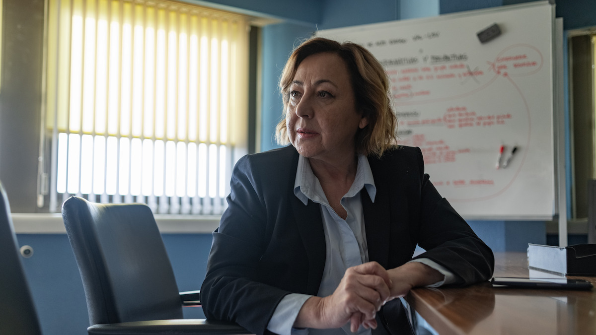 Carmen Machi as Eva in ‘A Widow’s Game’