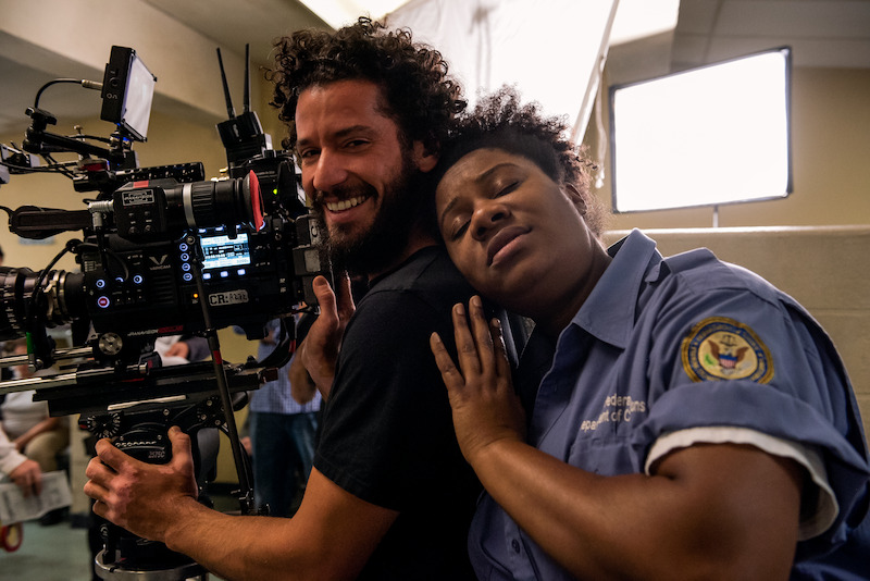 Adrienne C. Moore as Cindy on the set of Orange Is The New Black Season 5.