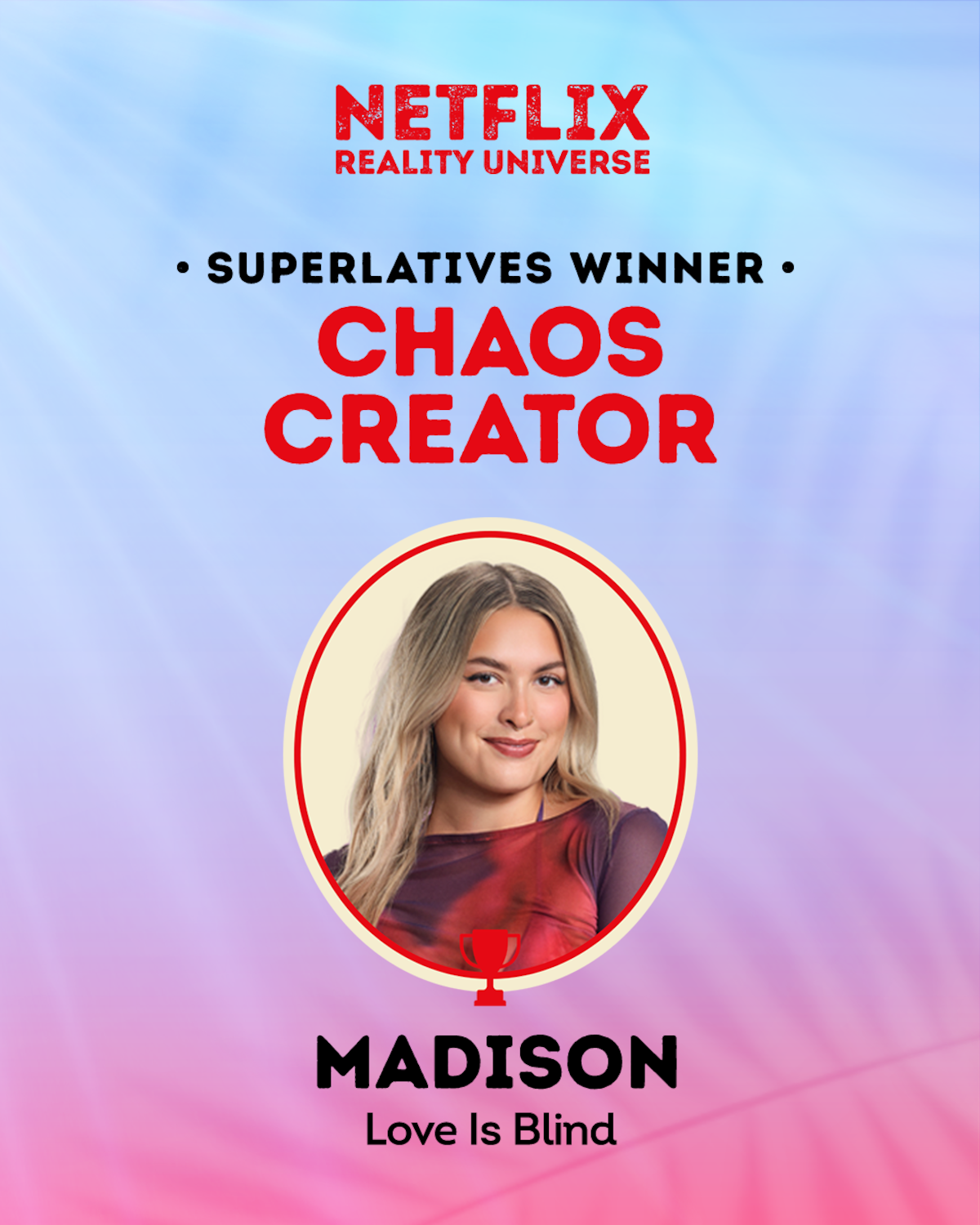 Chaos Creator Winner: Madison