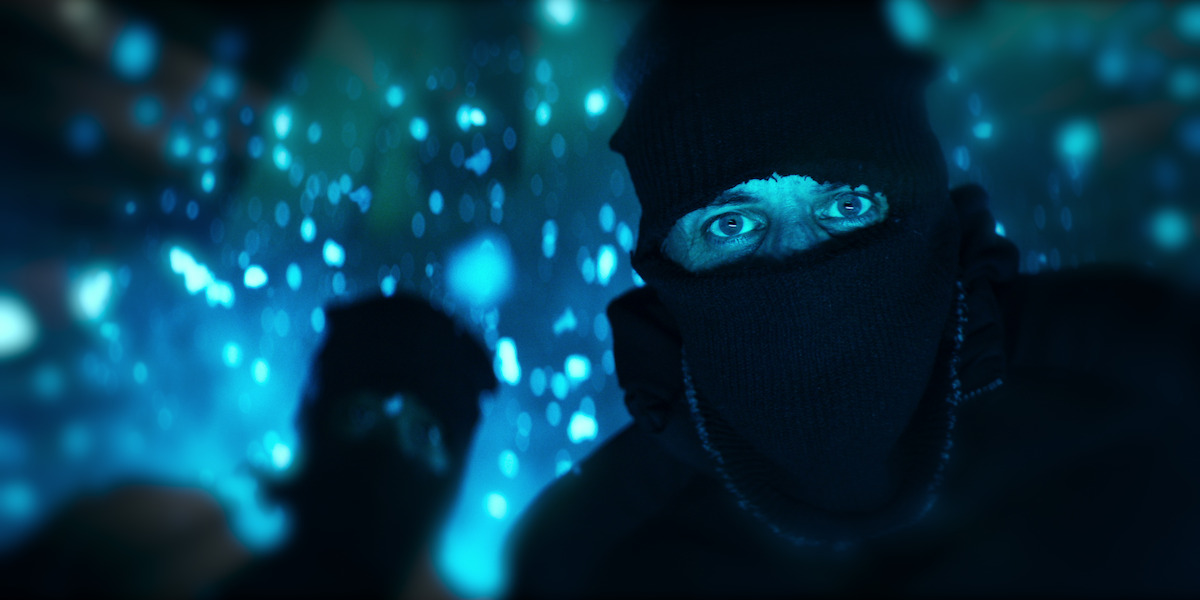 The perpertrator of Jussie Smollett’s attack in a renactment from ‘The Truth About Jussie Smollett?’