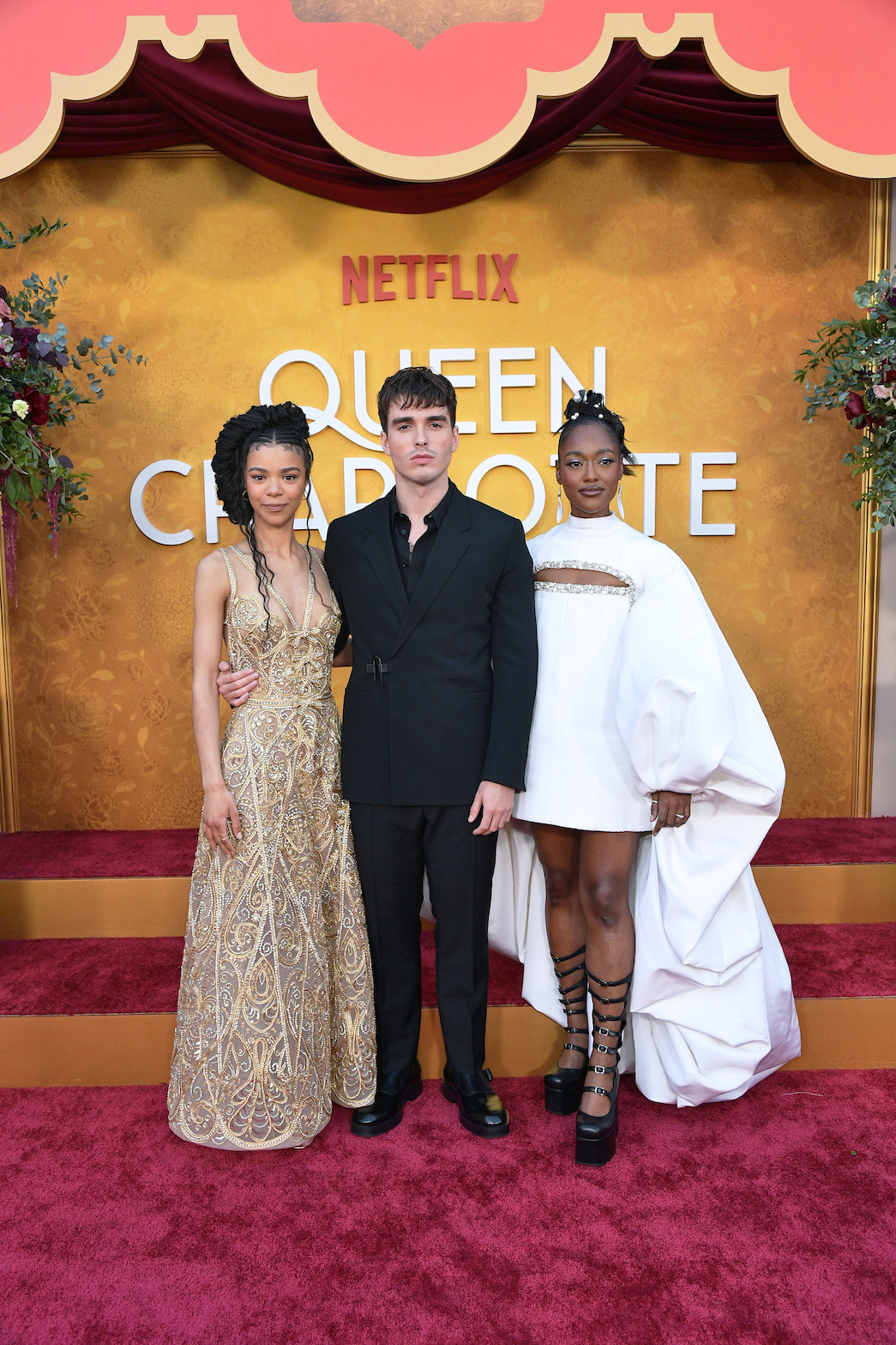 See The Queen Charlotte Stars At The World Premiere In LA - Netflix Tudum