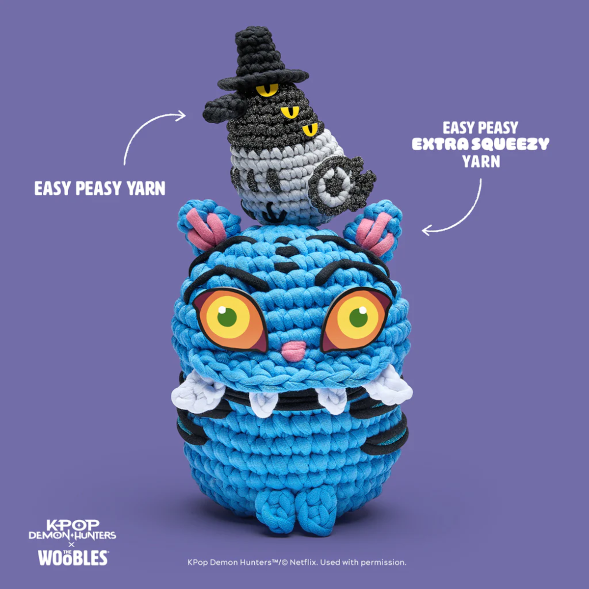 ‘KPop Demon Hunters’ Woobles crochet kit