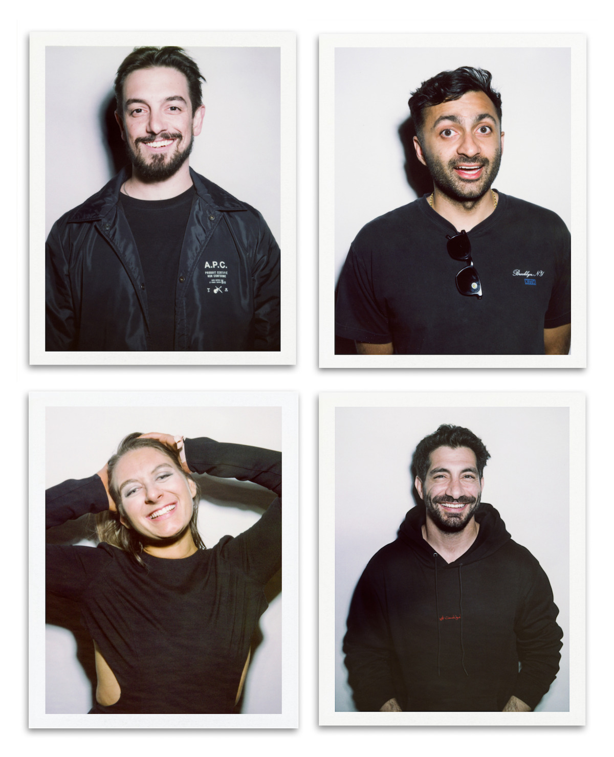 Clockwise from top left: Nacho Redondo, Nimesh Patel, Paul Elia, and Nicole Becannon