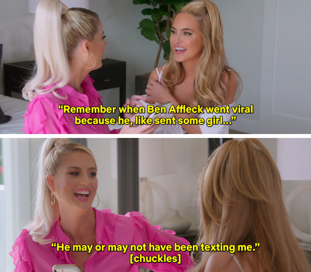 Inline Image: Emma and Ben Affleck matched on Raya. (Episode 5)