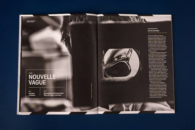 Spread from Tudum Magazine - Nouvelle Vague crafts feature