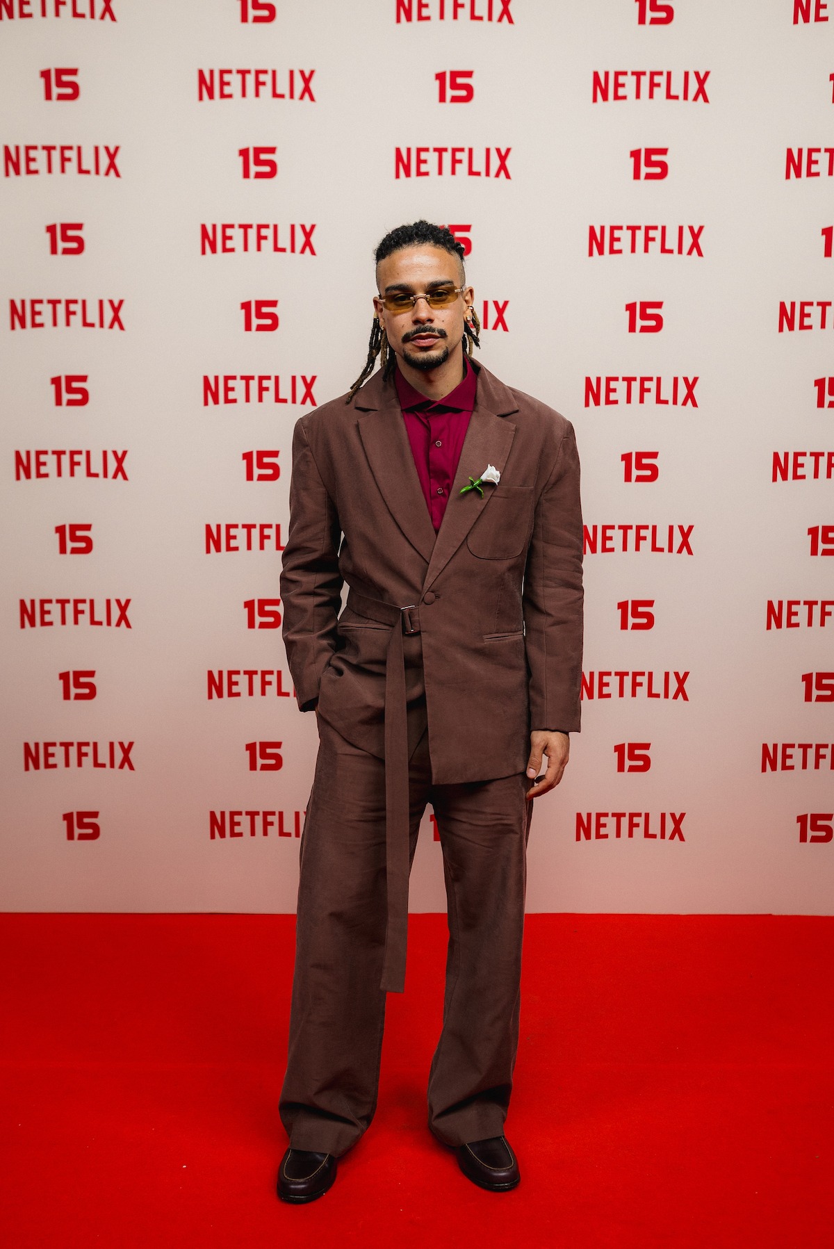 Sérgio Malheiros em foto no tapete vermelho