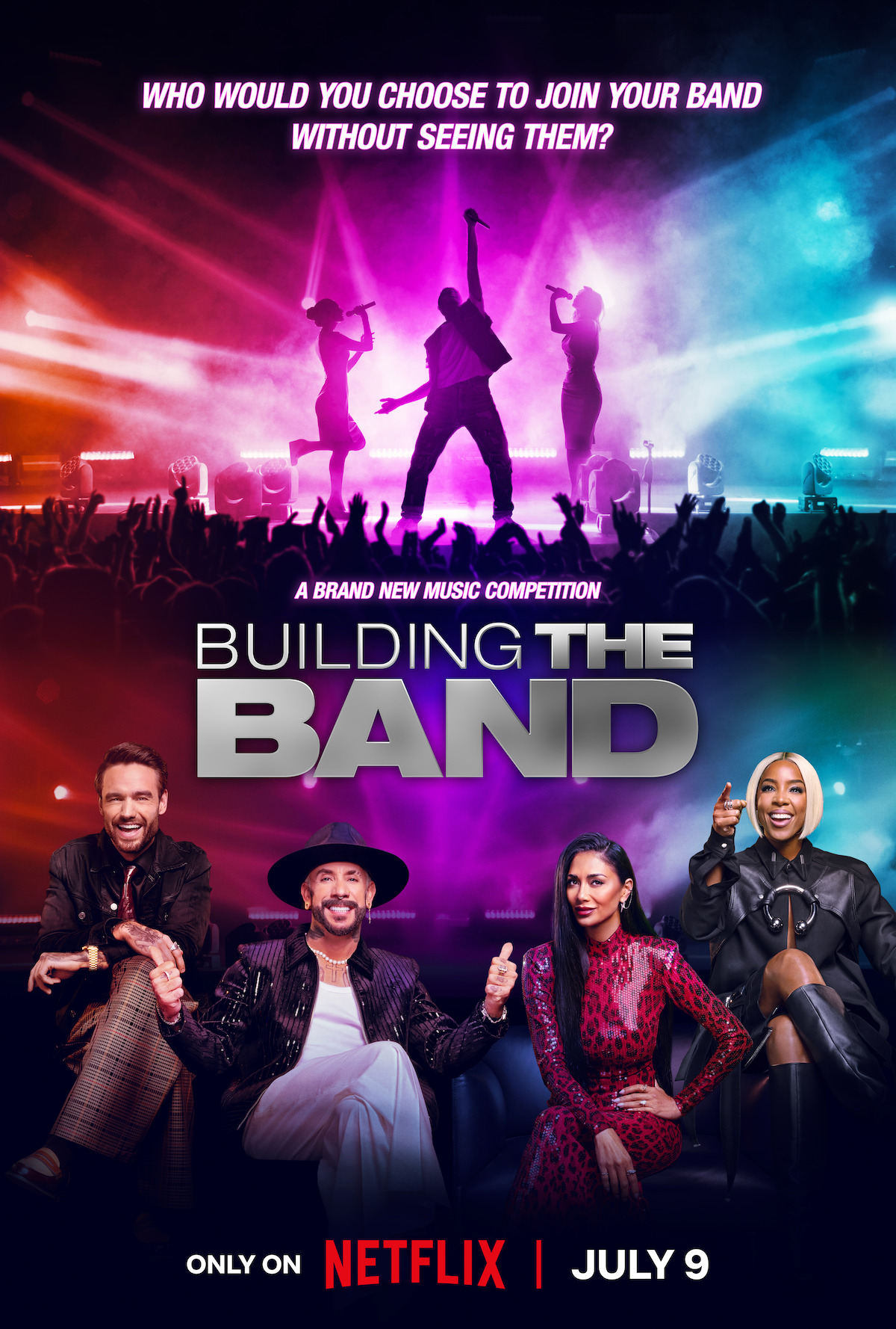 Building The Band Release Date, Judges, News, AJ McLean, Nicole  Scherzinger, Kelly Rowland, and Liam Payne - Netflix Tudum