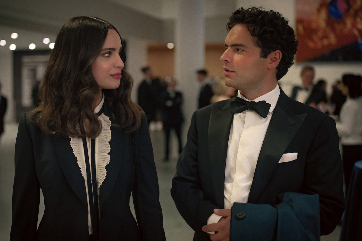 Sofia Carson as Alex and Sebastian de Souza as Garrett in ‘The Life List.’