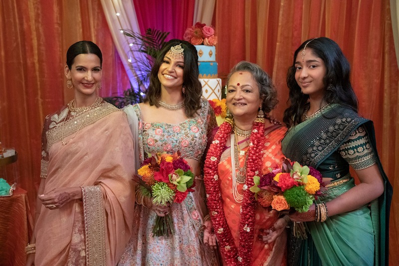 Poorna Jagannathan as Nalini Vishwakumar, Richa Moorjani as Kamala, Ranjita Chakravarty as Nirmala and Maitreyi Ramakrishnan as Devi