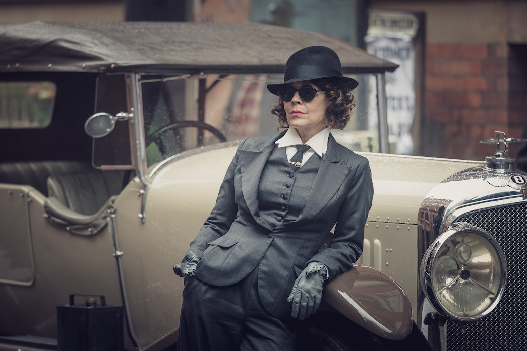 polly shelby suit