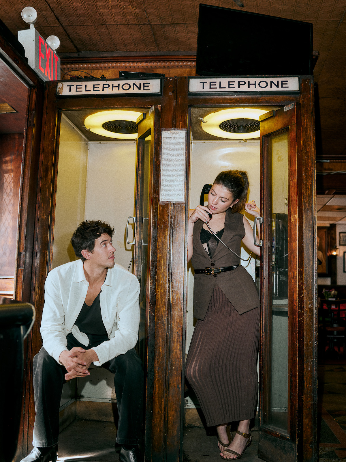 Tom Blyth and Emily Bader