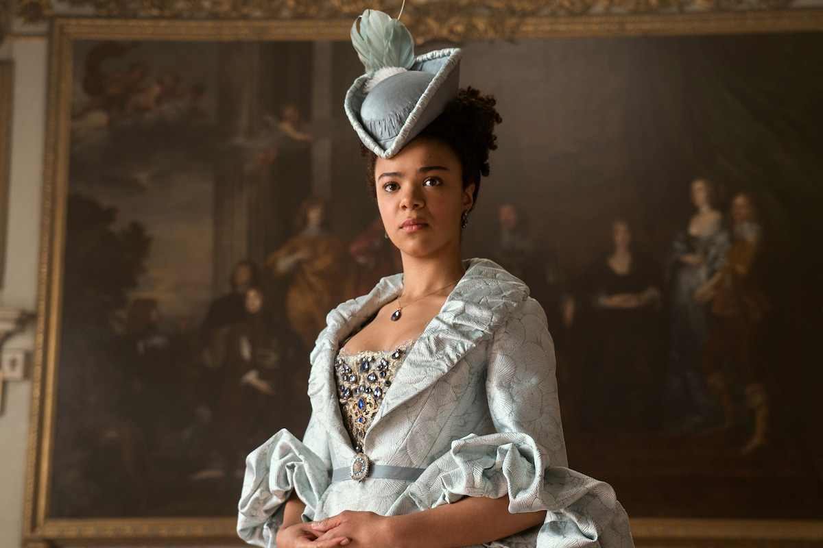 India Amarteifio as young Queen Charlotte in 'Queen Charlotte: A Bridgerton Story'.