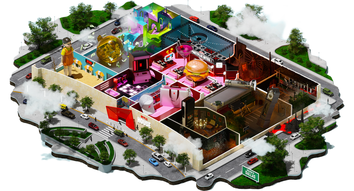 Netflix House Dallas concept art