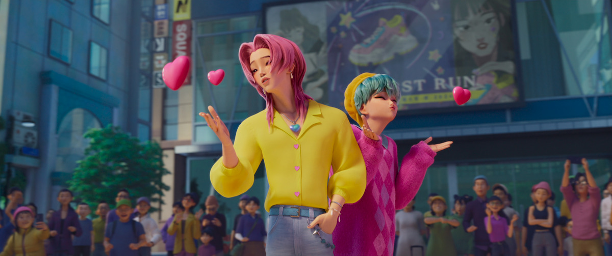 Romance Saja and Baby Saja in ‘KPop Demon Hunters’