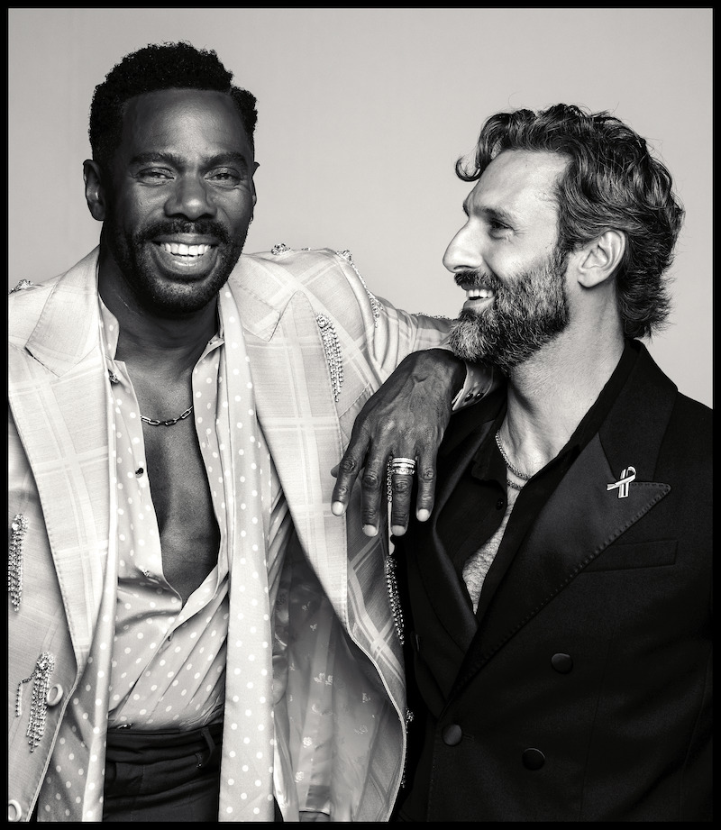 Colman Domingo and Marco Calvani pose for a photo together. 