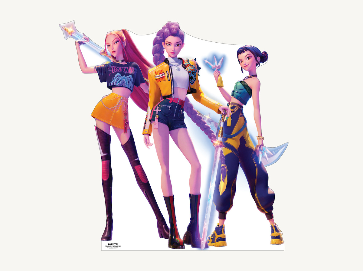 KPop Demon Hunters HUNTR/X Cardboard Cutout Standee