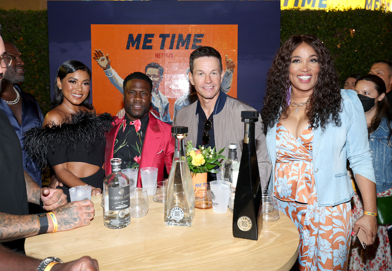 Eniko Hart, Kevin Hart, Mark Wahlberg, and Kym Whitley - ‘Me Time’ Red Carpet Photos