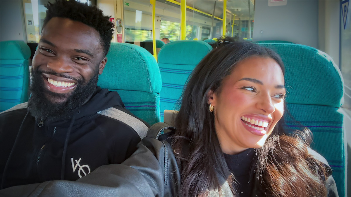 Javen and Katisha smiling