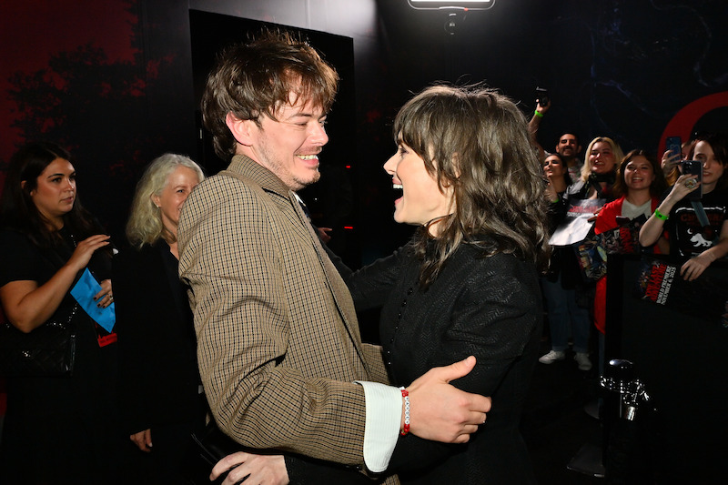 Charlie Heaton and Winona Ryder attend the 'Stranger Things' Season 5 World Premiere.