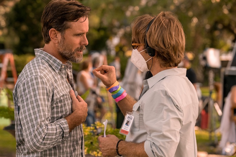 Charles Esten as Wade Cameron in Outer Banks Season 2 Behind-the-Scenes Photo Gallery