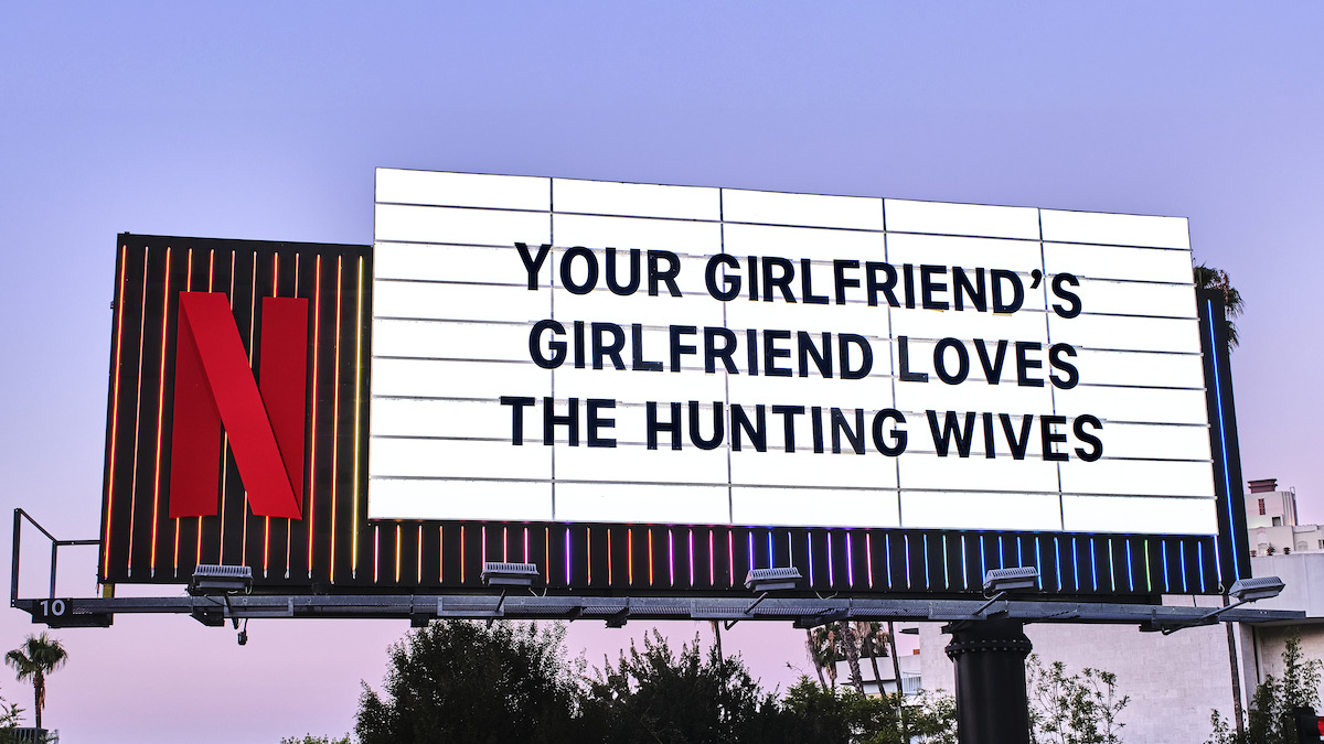 Hunting Wives Sunset Blvd Marquee - ‘Your girlfriend’s girlfriend loves The Hunting Wives’