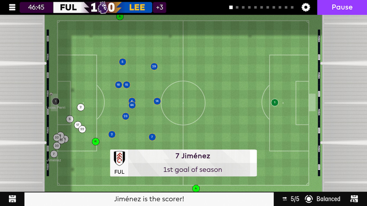 Image of pitch from game Football Manager 26 Mobile
