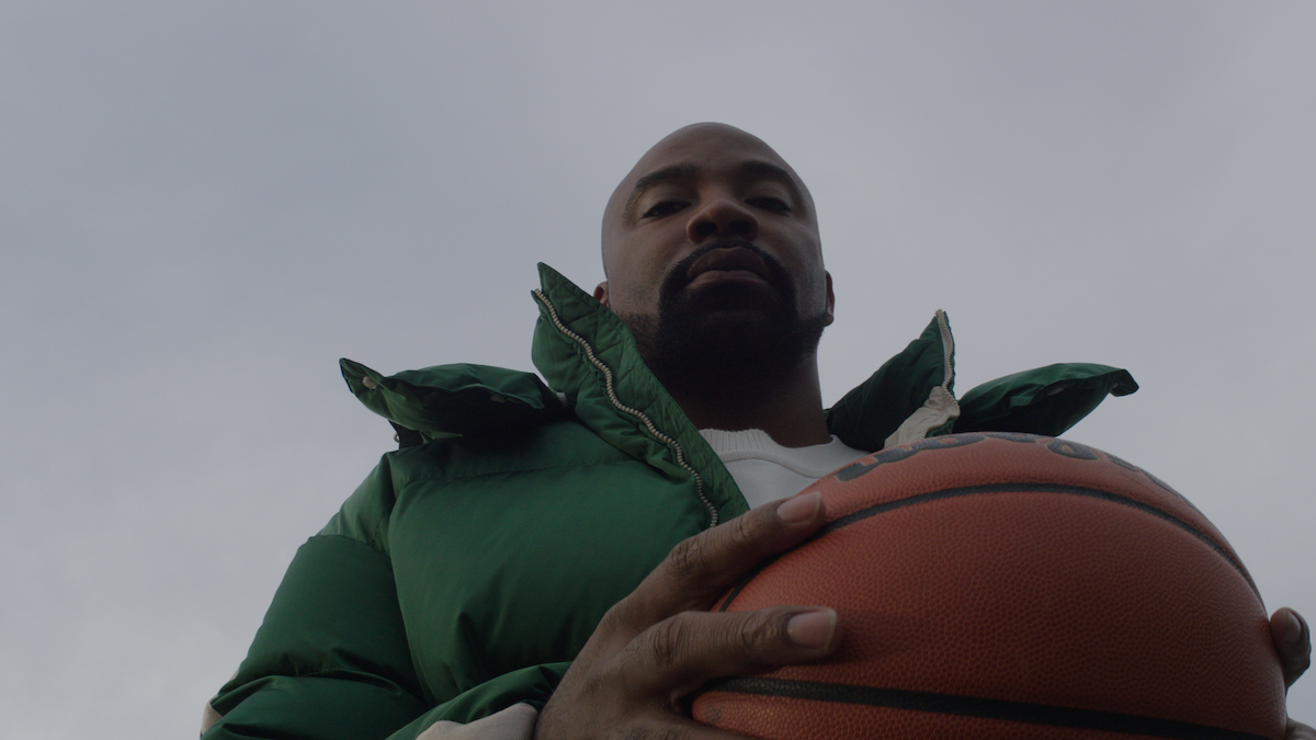 Javaris Crittenton holding a basketball.