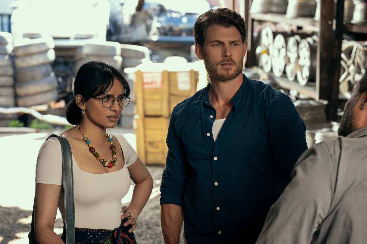 Aparna Brielle as Tina Mukerji in ‘FUBAR’ Season 2.