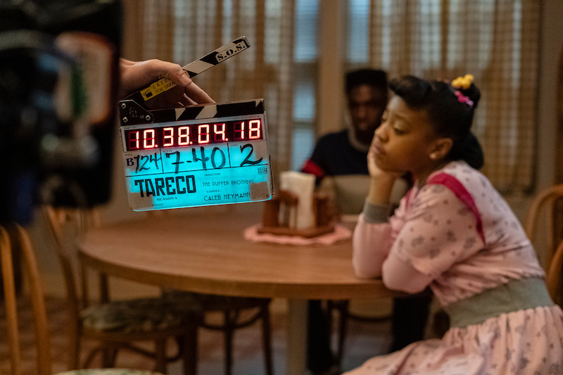 Erica thinking about how much of a step down Jason is from Max as Lucas’ other half - 68 Behind-the-Scenes pics from ‘Stranger Things’ Season 4 You Have to See Slideshow