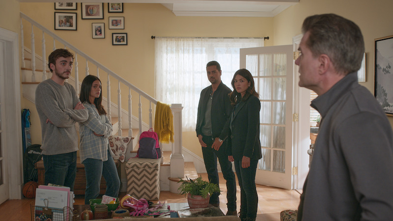 A group o fpeople in a living room