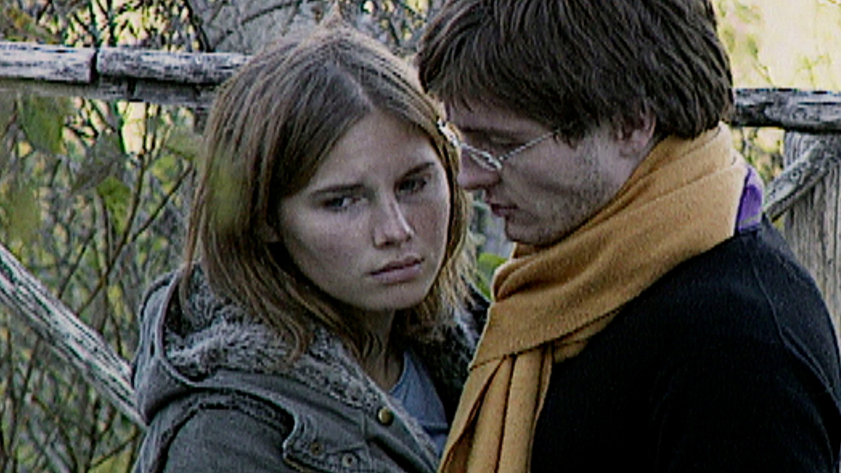 Amanda Knox and Raffaele Sollecito in 2007 in ‘Amanda Knox’