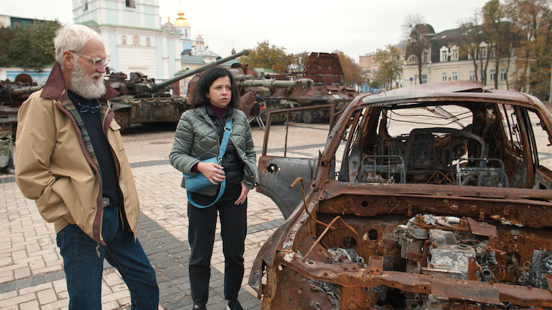David Letterman interview Volodymyr Zelenskyy