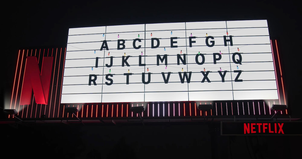 Stranger Things Sunset Marquee