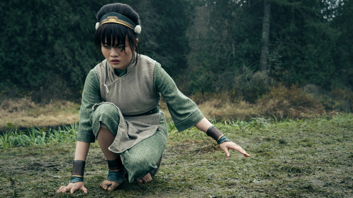 Miya Chen as Toph in 'Avatar: The Last Airbender' Season 2.