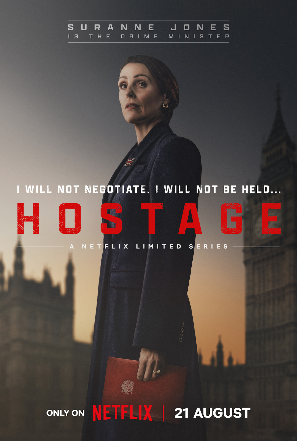 The key art for ‘Hostage.’