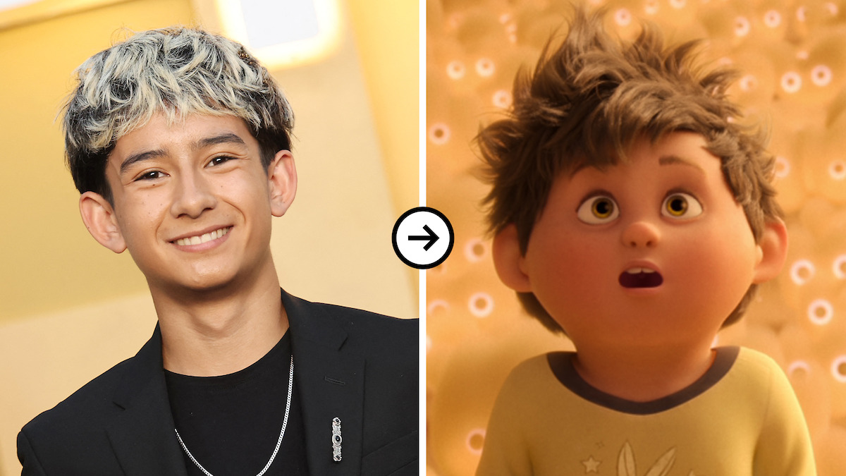 Diptych of a headshot of Elias Janssen and his character, Elliot, from ‘In Your Dreams’