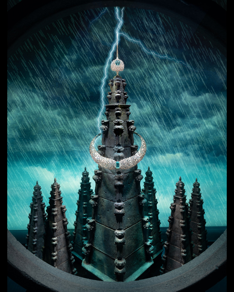 ‘Frankenstein’ Tiffany & Co. window display.