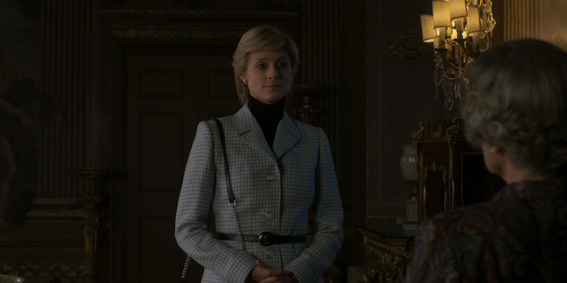 Grey Plaid Printed Set