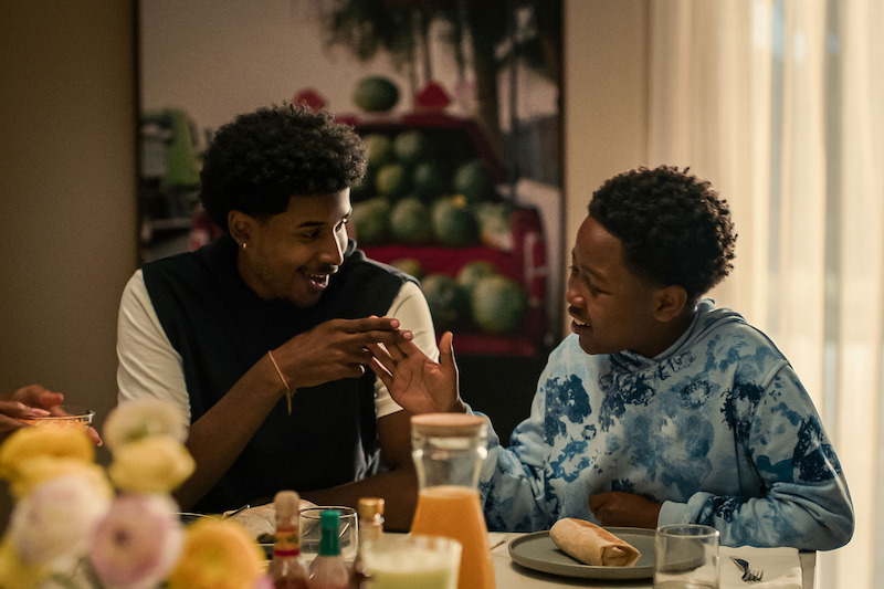 Michael Cooper Jr. as Justin Edwards and Marvin Winans III as Jaden Edwards in 'Forever'