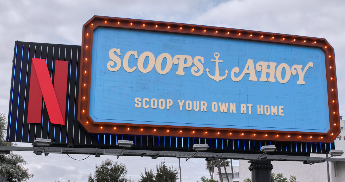 Sunset Blvd Marquee - Scoops Ahoy, scoop your own at home