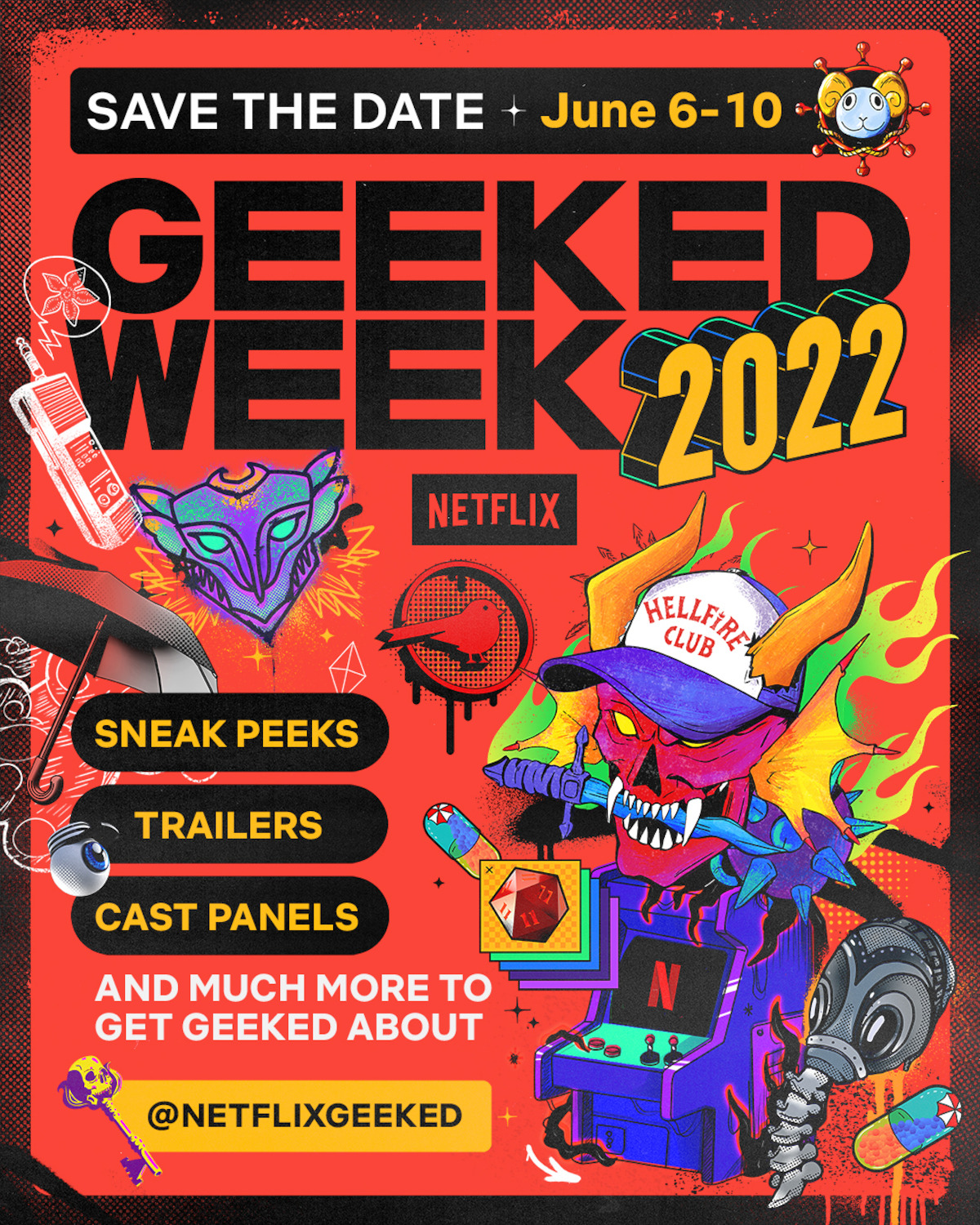 Resumo da Semana Geeked 2022: todas as prévias e novidades do Dia dos Jogos  - About Netflix