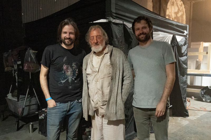 Matt Duffer (left) wearing his fandom on his sleeve. Or, at least, his shirt - 68 Behind-the-Scenes pics from ‘Stranger Things’ Season 4 You Have to See Slideshow