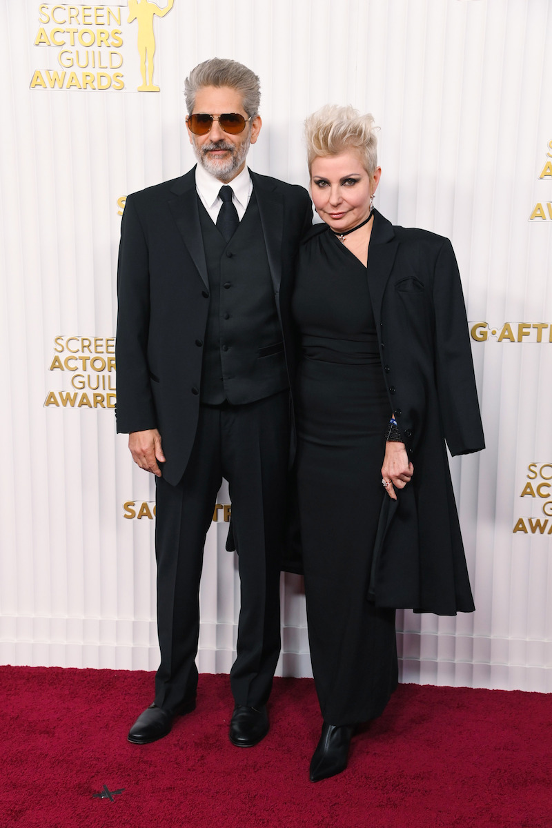 Michael Imperioli and Victoria Imperioli at the 2023 Screen Actors Guild Awards in Los Angeles.