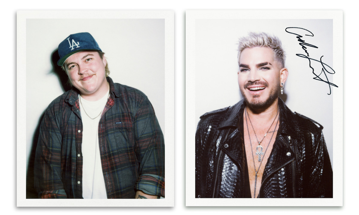 Abe Farrelly and Adam Lambert