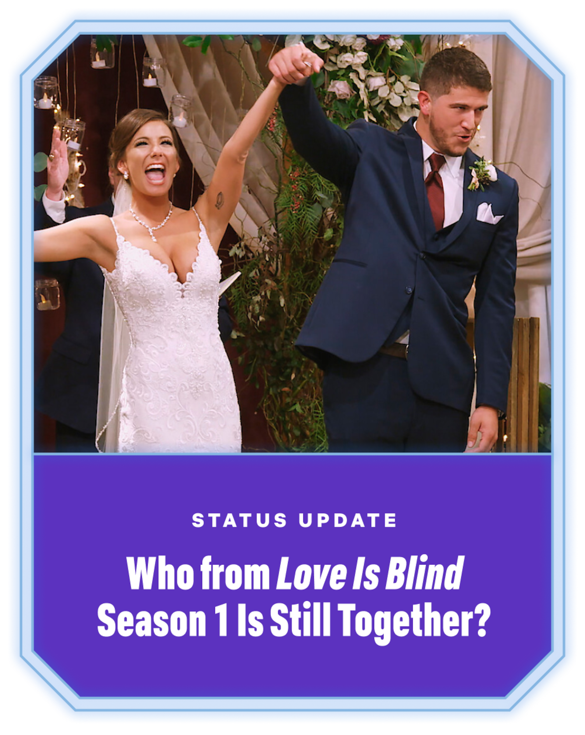 Who out of love is blind season 1 is still together?